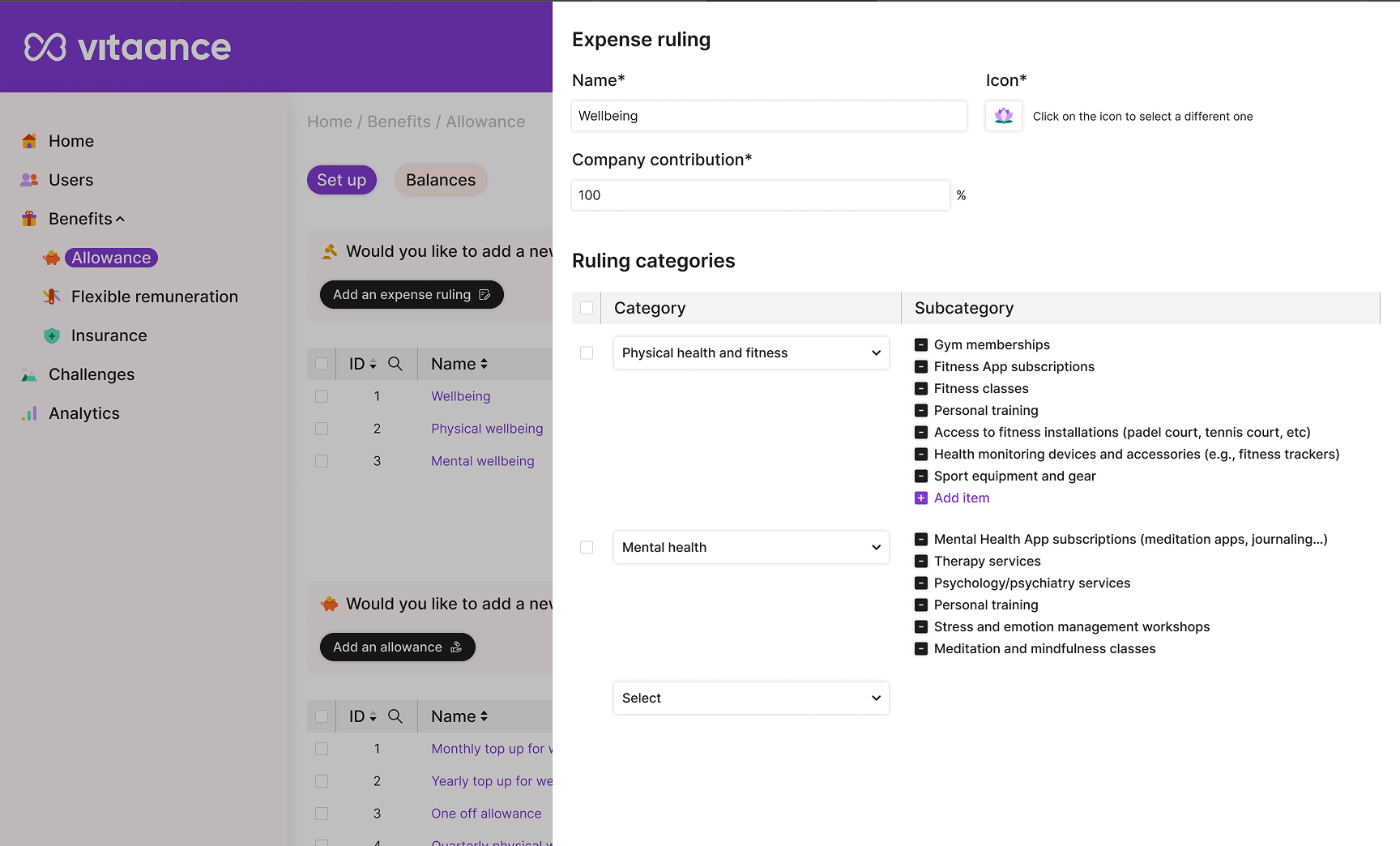 Admin panel Screenshot 1
