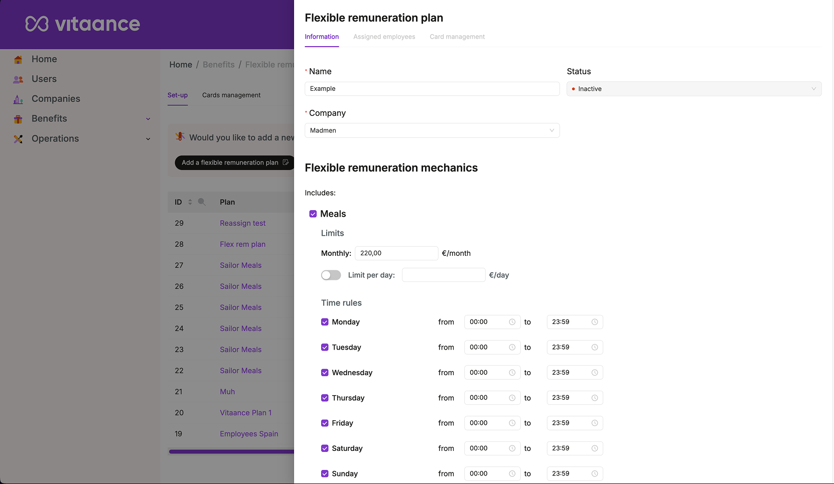 Admin panel Screenshot 5